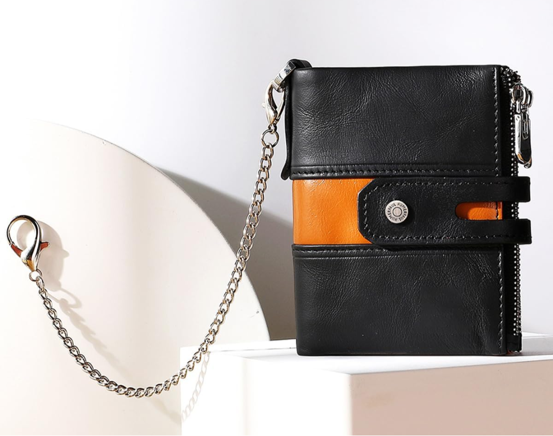 Marceau | Sac en cuir avec chaîne amovible et compartiments multiples