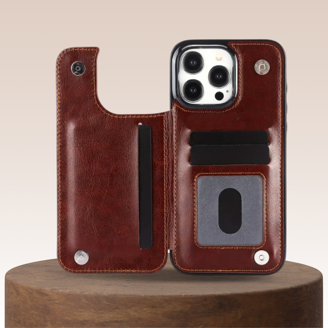 Anatole | Étui Magnétique Portefeuille pour iPhone