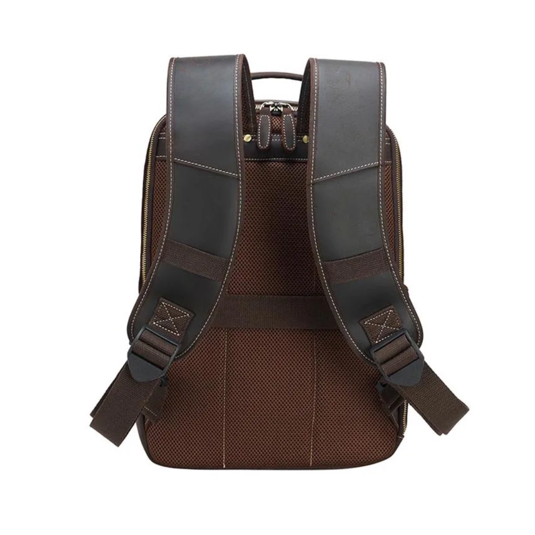 Jean-François | Sac à dos professionnel en cuir pour ordinateur portable