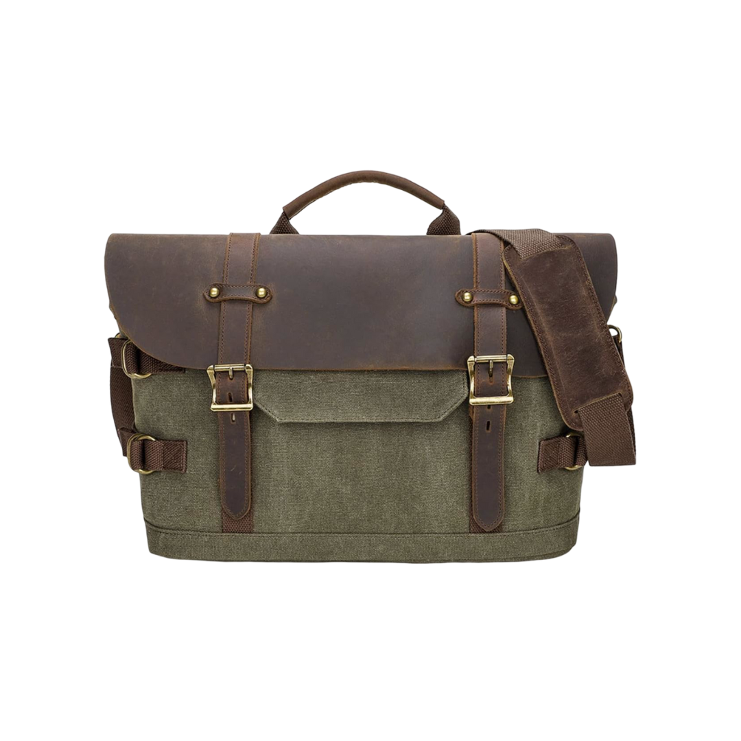 Hubert | Cuir Classique Robuste | Sac Messager