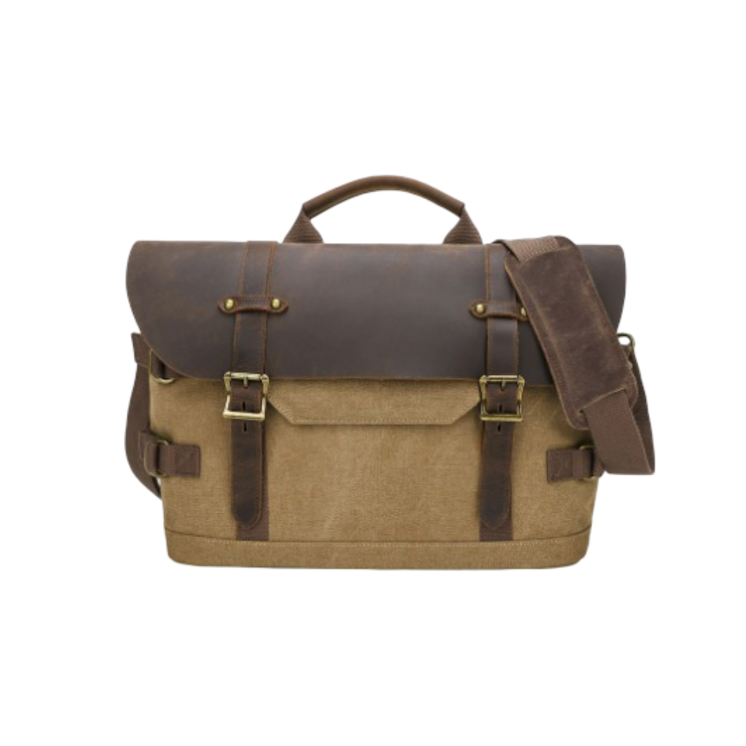 Hubert | Cuir Classique Robuste | Sac Messager