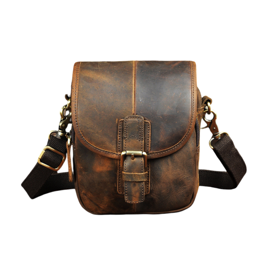 Vincent | Sac à bandoulière en cuir véritable pour homme