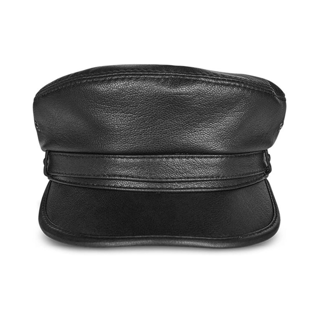 Aimé | Casquette en cuir style Fiddler