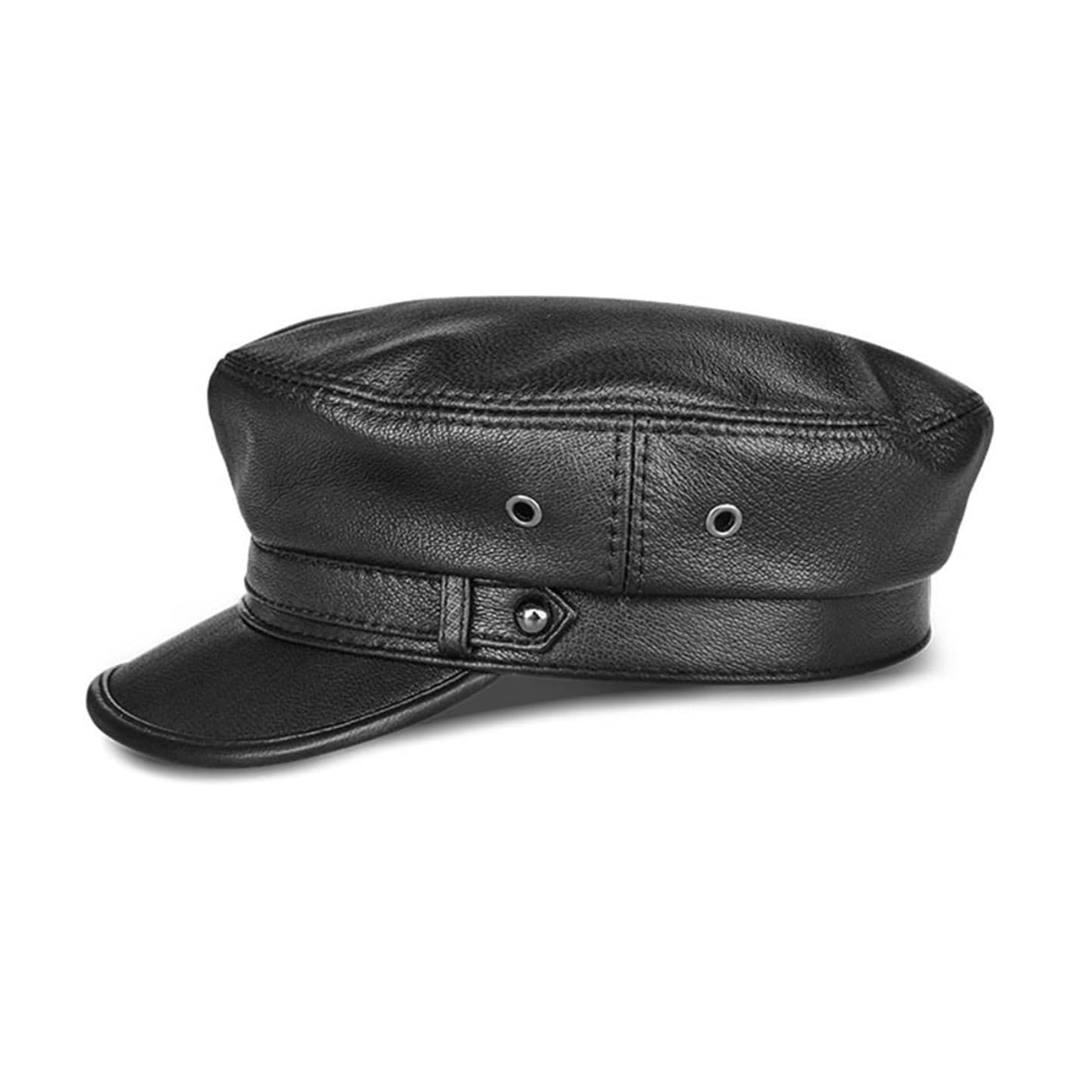 Aimé | Casquette en cuir style Fiddler
