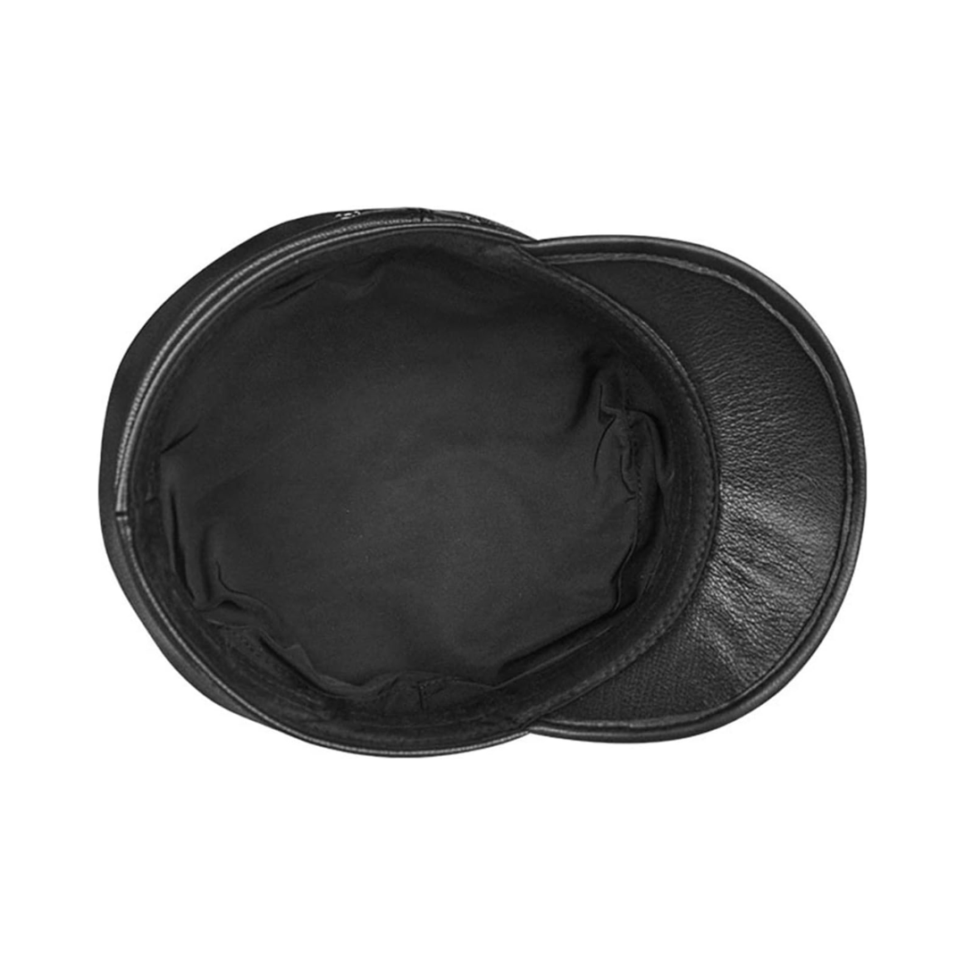Aimé | Casquette en cuir style Fiddler