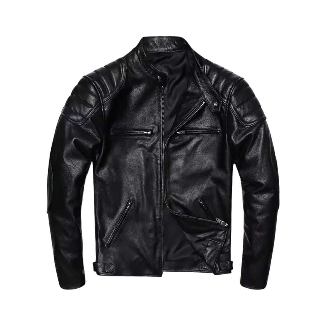 Firmin | Veste en cuir vintage style racer