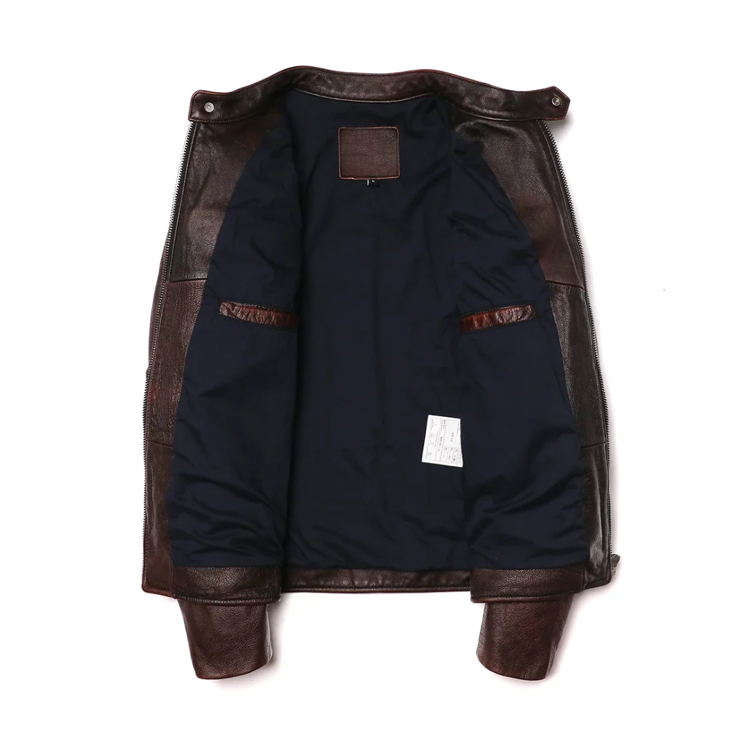 Firmin | Veste en cuir vintage style racer