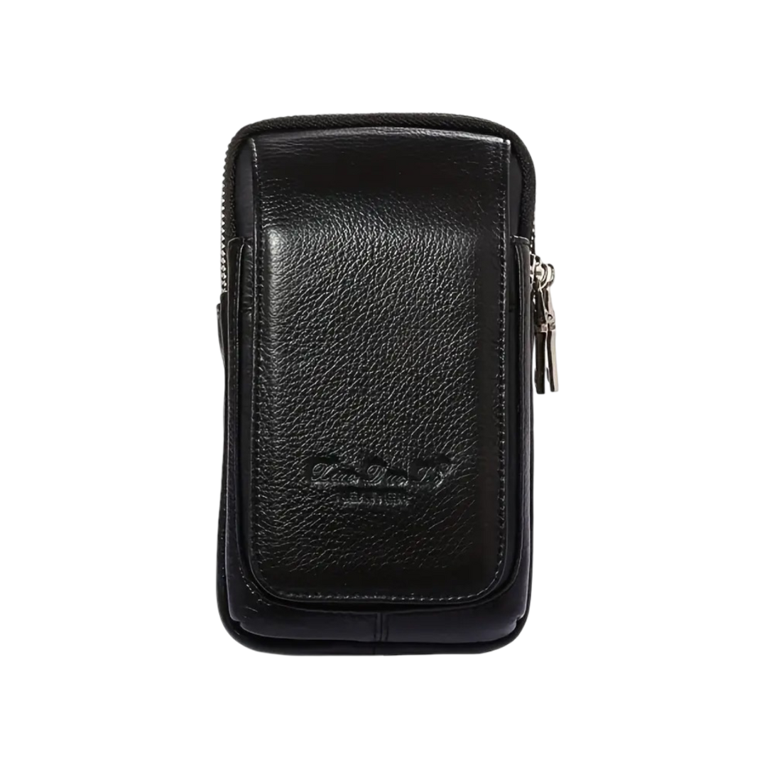 Elie | Pochette ceinture en cuir pour téléphone et essentiels