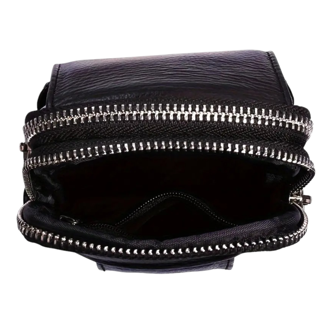 Elie | Pochette ceinture en cuir pour téléphone et essentiels