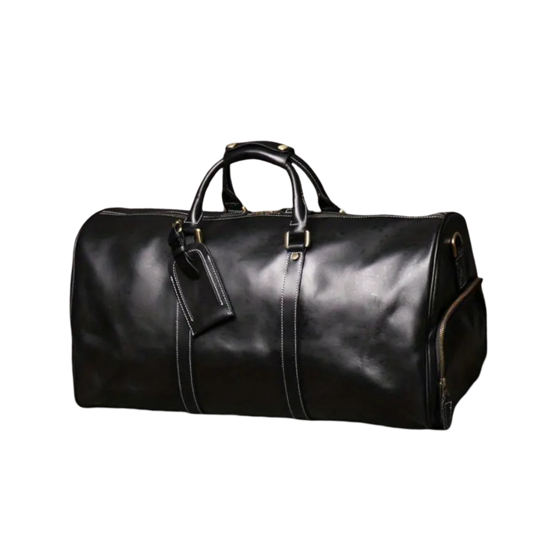 Richard | Sac bandoulière de voyage en cuir véritable pleine fleur
