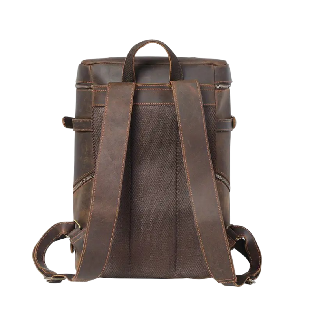 Pascal | Sacoche pour ordinateur en cuir vintage & sac à dos de voyage