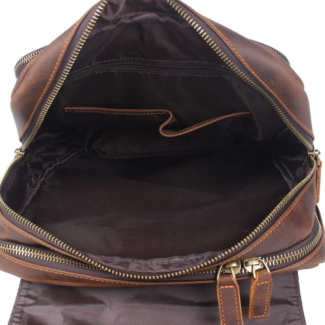 Gérald | Sac à dos en cuir style vintage pour un usage quotidien
