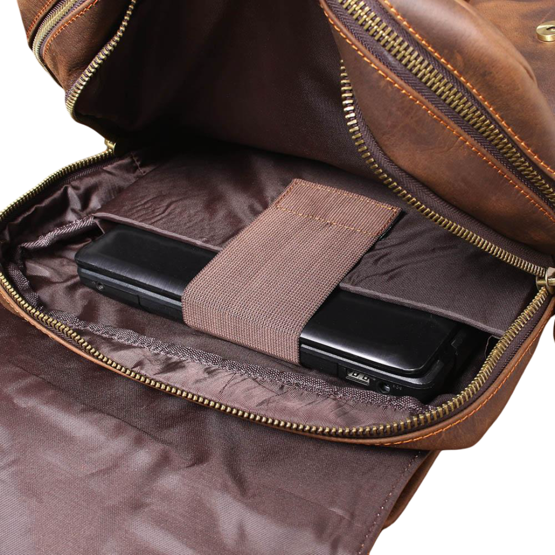 Gérald | Sac à dos en cuir style vintage pour un usage quotidien