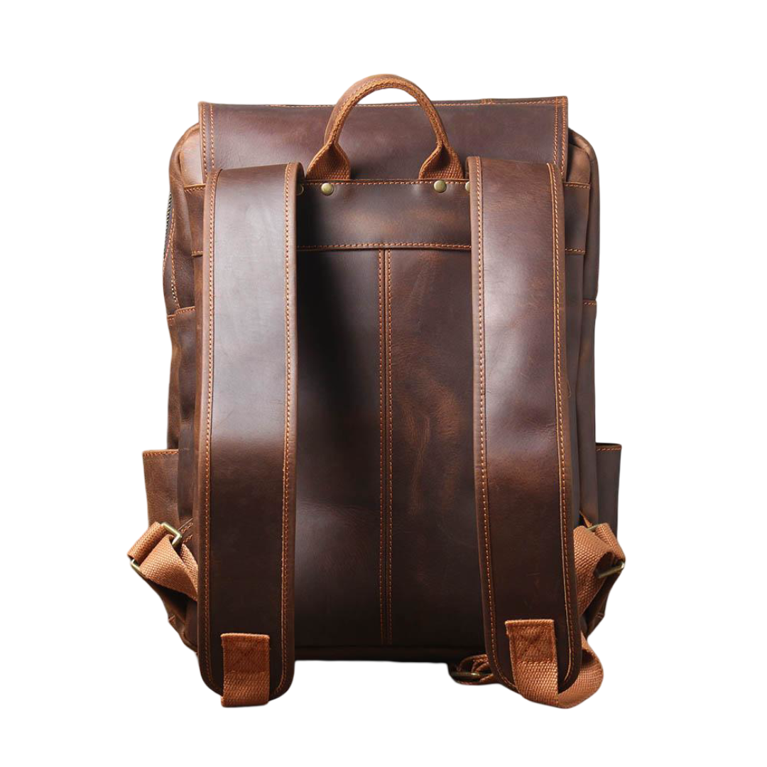 Gérald | Sac à dos en cuir style vintage pour un usage quotidien
