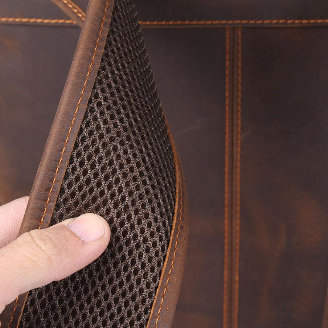 Gérald | Sac à dos en cuir style vintage pour un usage quotidien