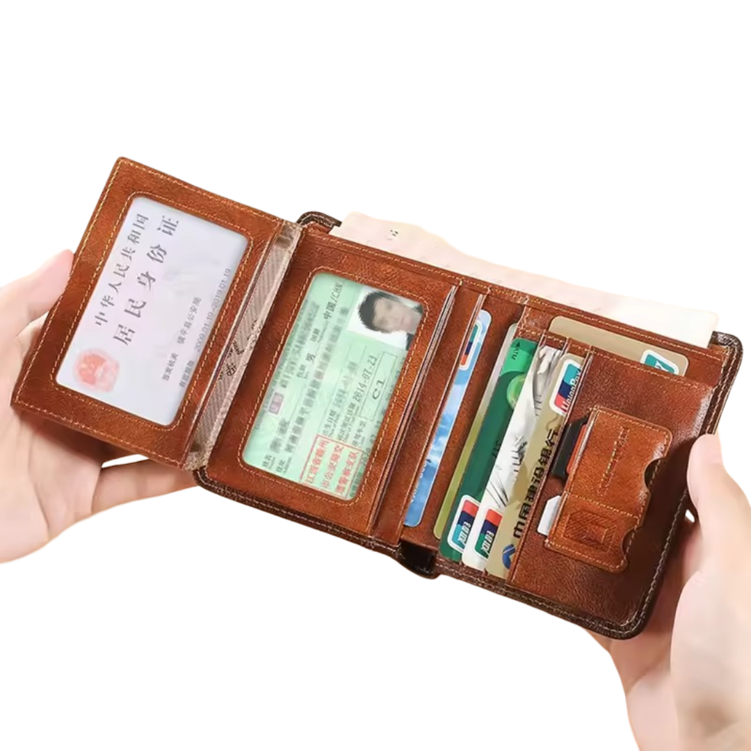 Robert | Portefeuille en cuir mince avec RFID