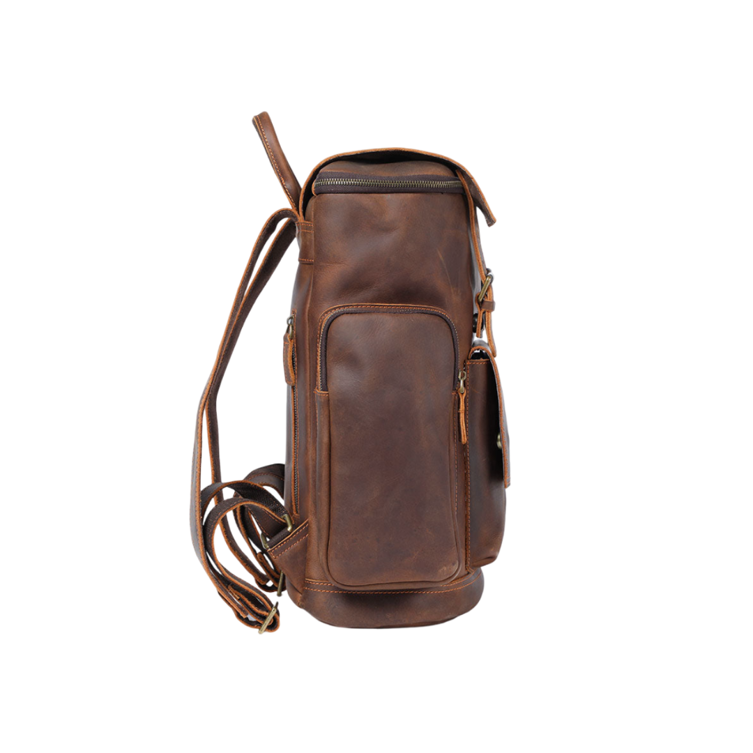 Narcisse | Sac à dos en cuir pour ordinateur portable pour le quotidien