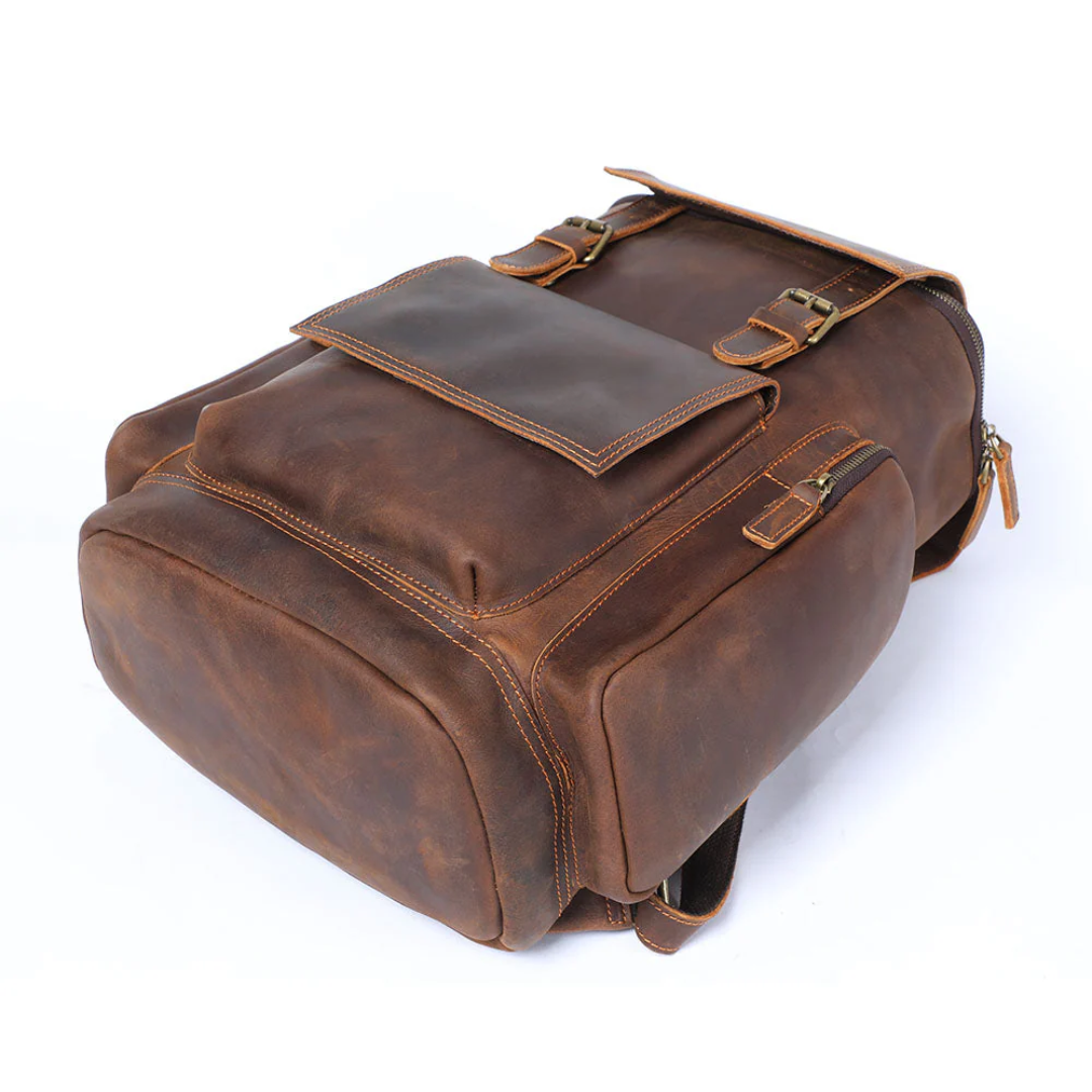Narcisse | Sac à dos en cuir pour ordinateur portable pour le quotidien