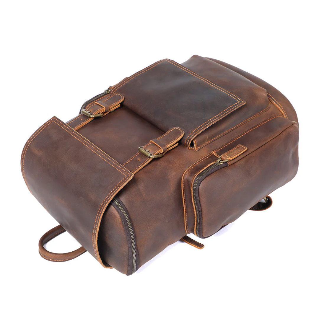 Narcisse | Sac à dos en cuir pour ordinateur portable pour le quotidien