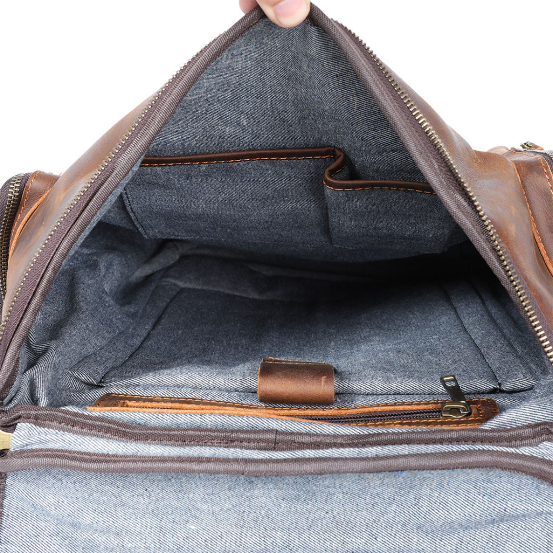 Narcisse | Sac à dos en cuir pour ordinateur portable pour le quotidien