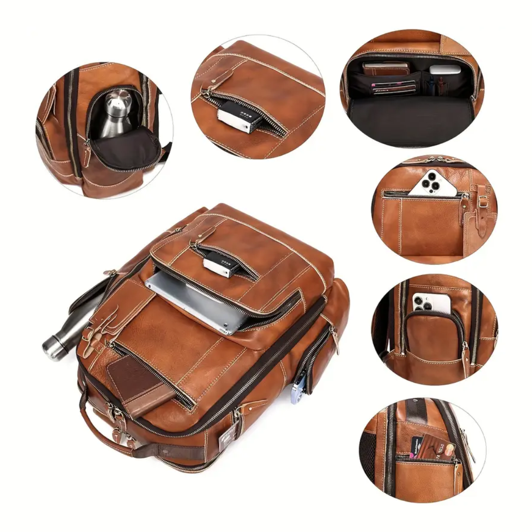 Petit | Sac à dos en cuir ample et tendance
