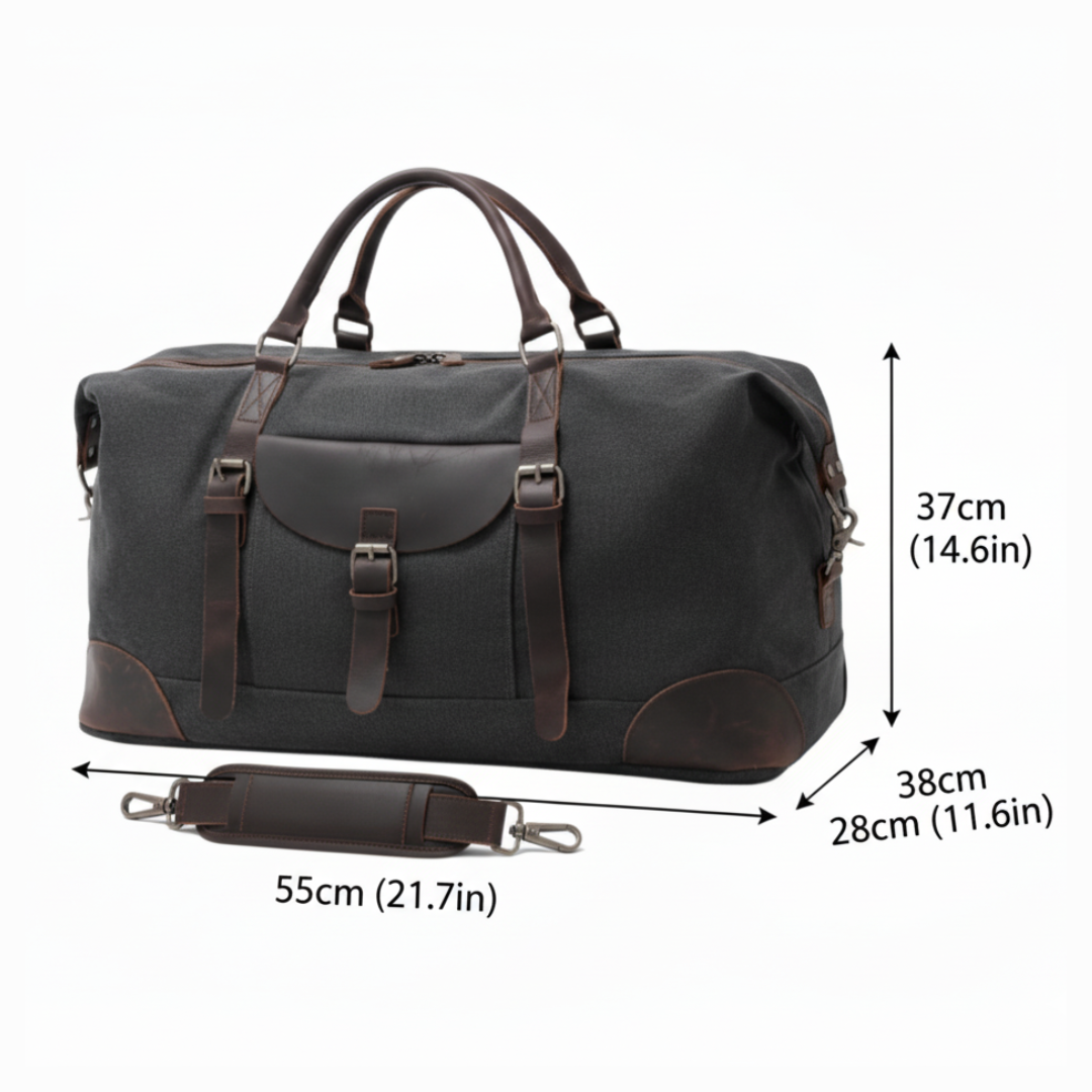 Francis | Sac de voyage en cuir vintage et robuste