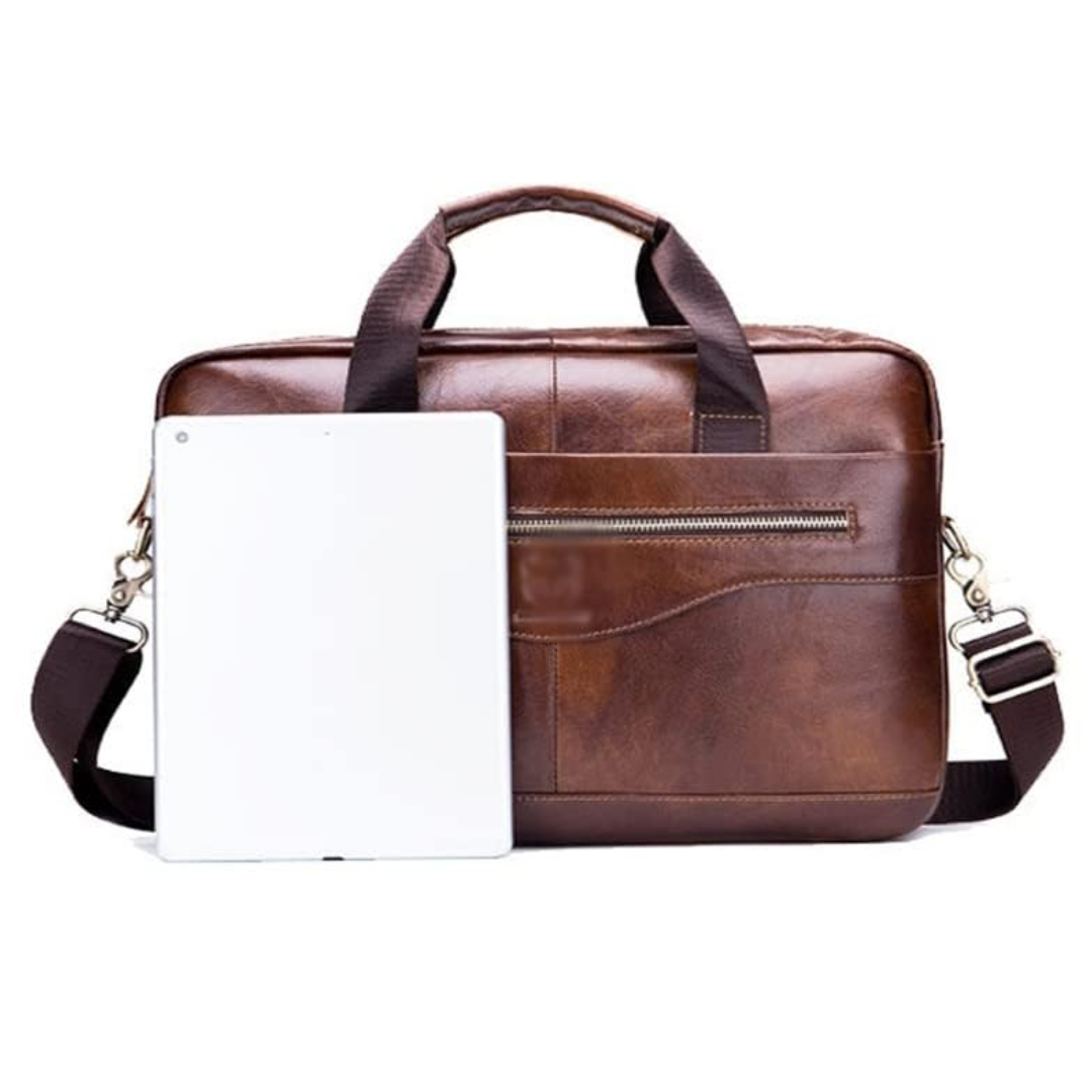 Leroy | Serviette Moderne en Cuir | Sac Bandoulière