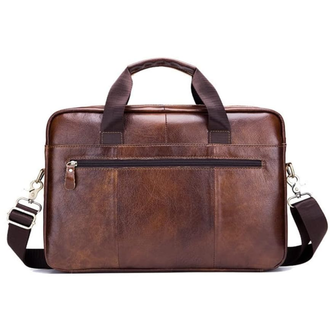 Leroy | Serviette Moderne en Cuir | Sac Bandoulière