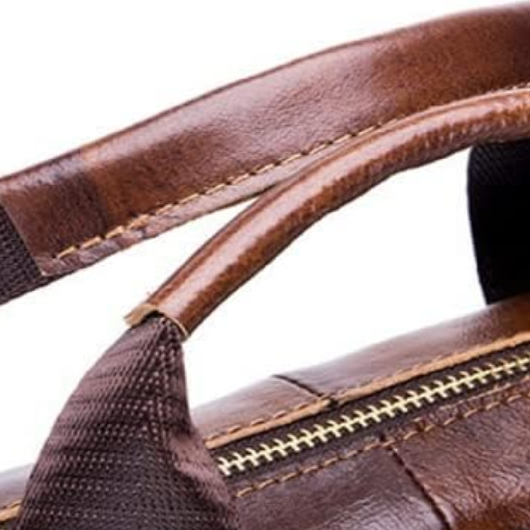 Leroy | Serviette Moderne en Cuir | Sac Bandoulière