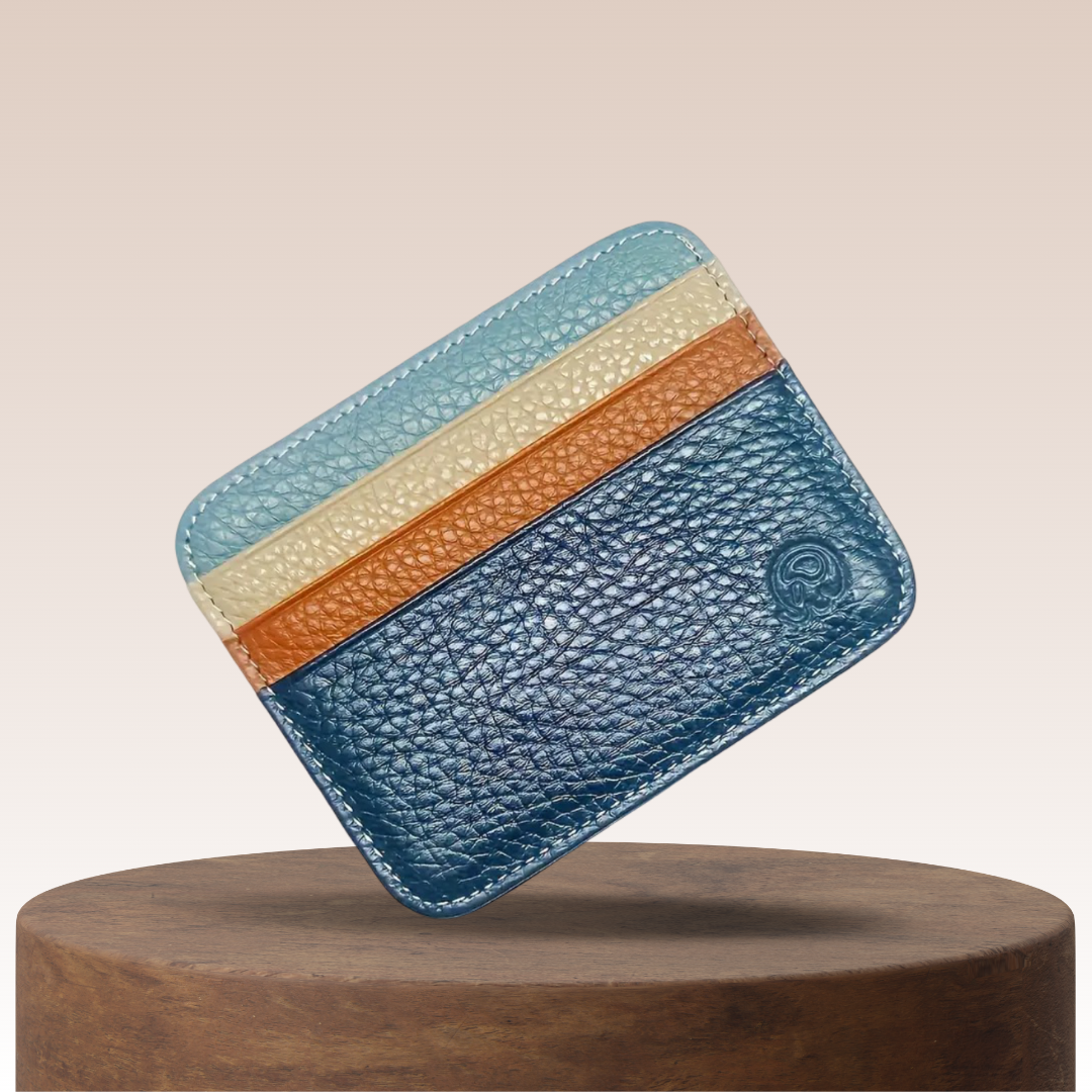 Théodore | Portefeuille fin en cuir véritable