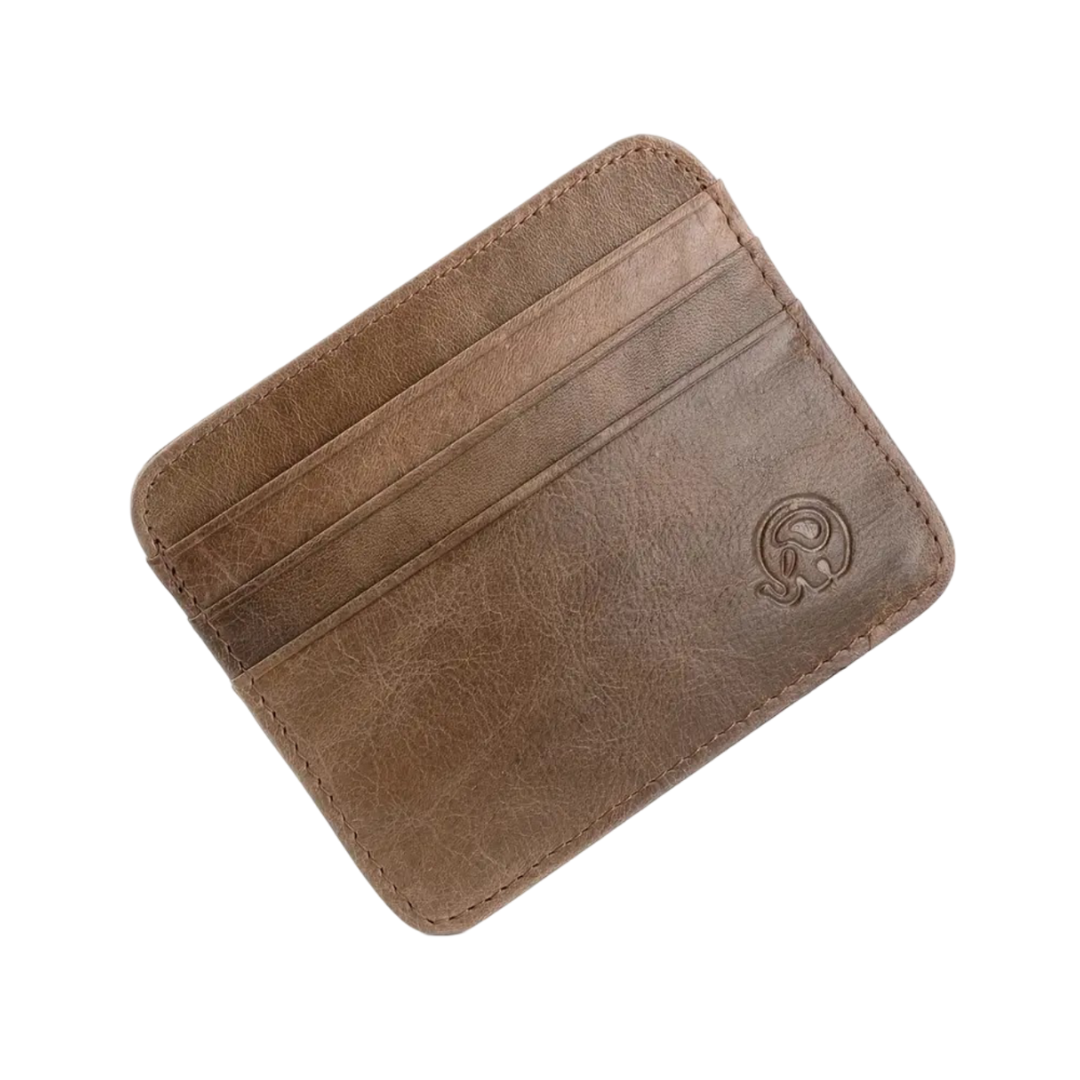 Théodore | Portefeuille fin en cuir véritable