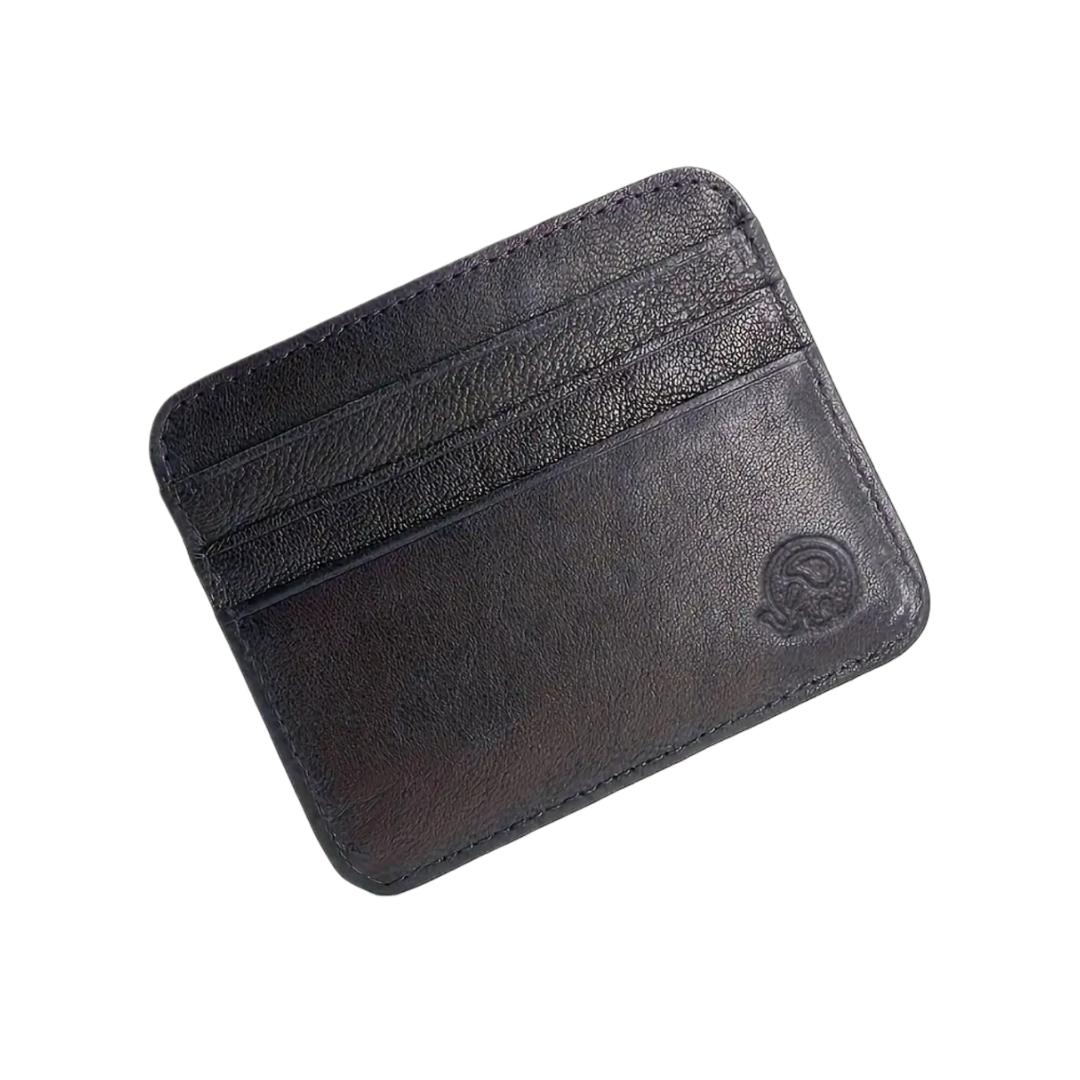 Théodore | Portefeuille fin en cuir véritable