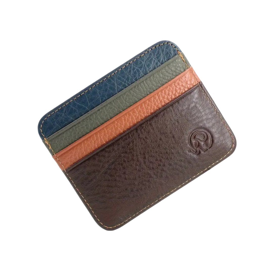 Théodore | Portefeuille fin en cuir véritable