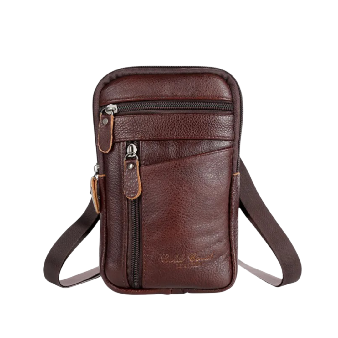 Philippe | Sac bandoulière vintage pour homme au design classique et fonctionnel