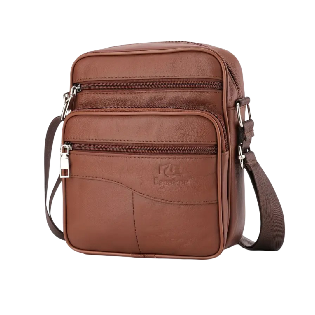 Georges | Sac bandoulière multifonction en cuir pour homme