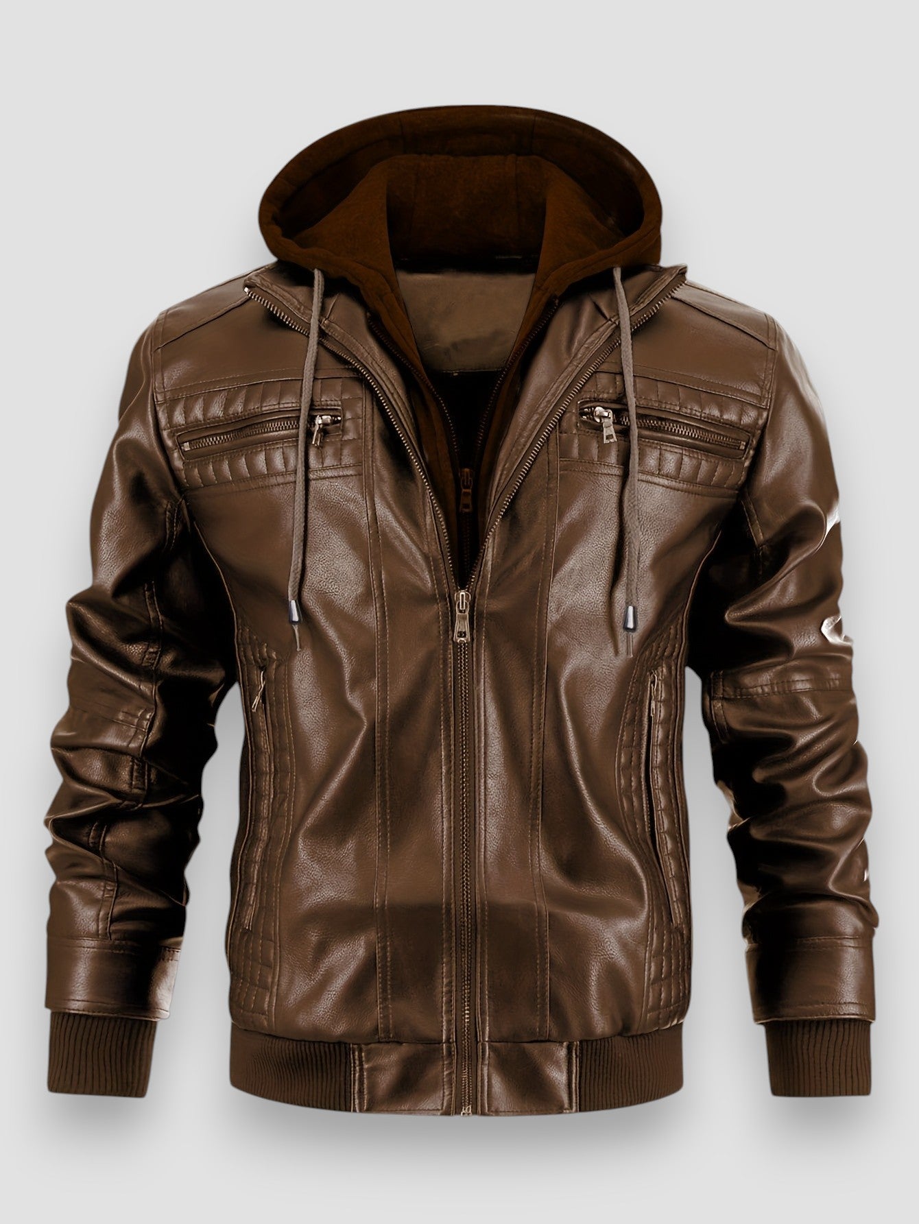 Bruno™ | Blouson bomber rétro biker