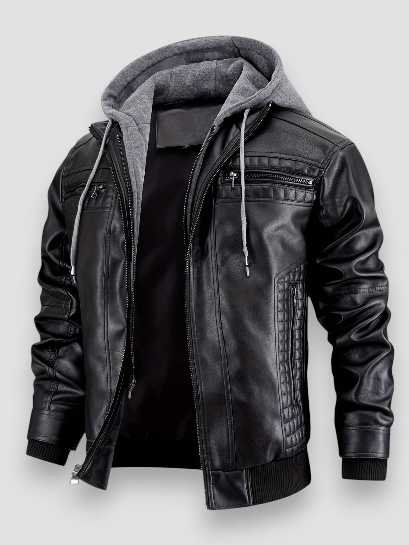 Bruno™ | Blouson bomber rétro biker