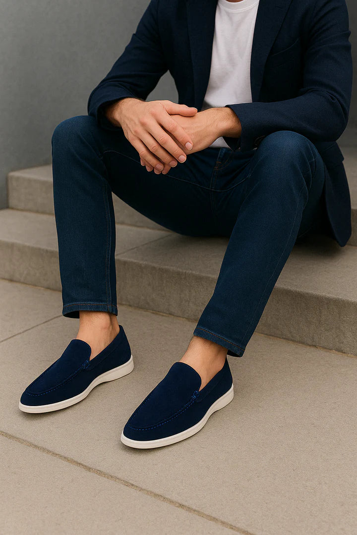 Laurent™ | Mocassins en daim élégants