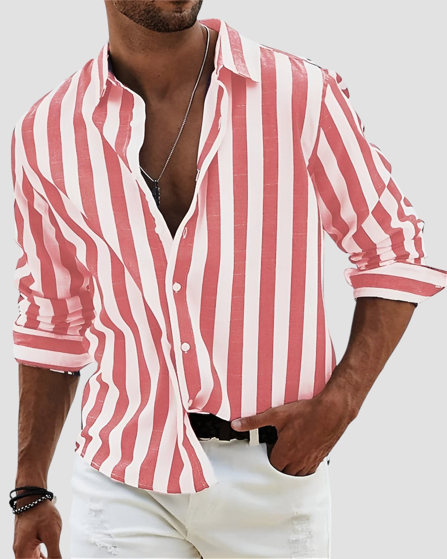 Vincent™ | Chemise Rayée Décontractée