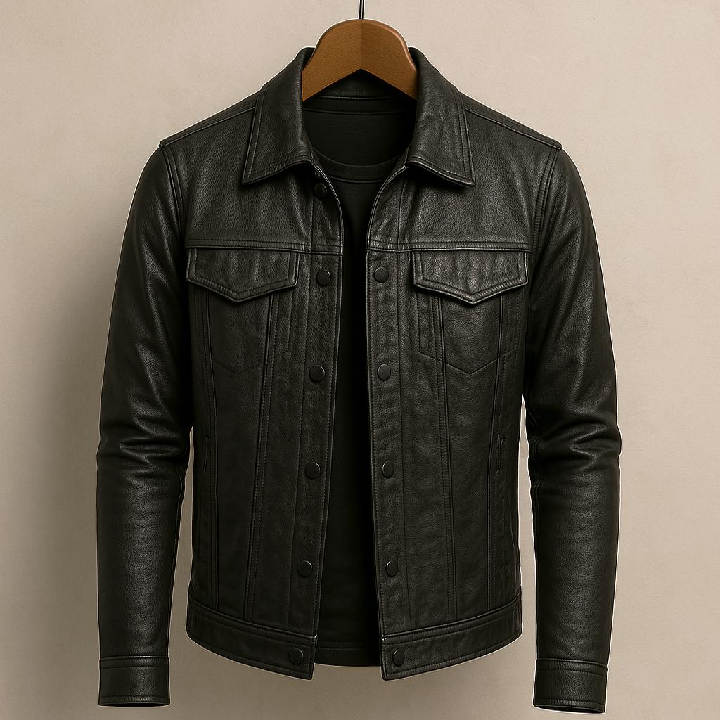 Michel™ | Blouson en cuir