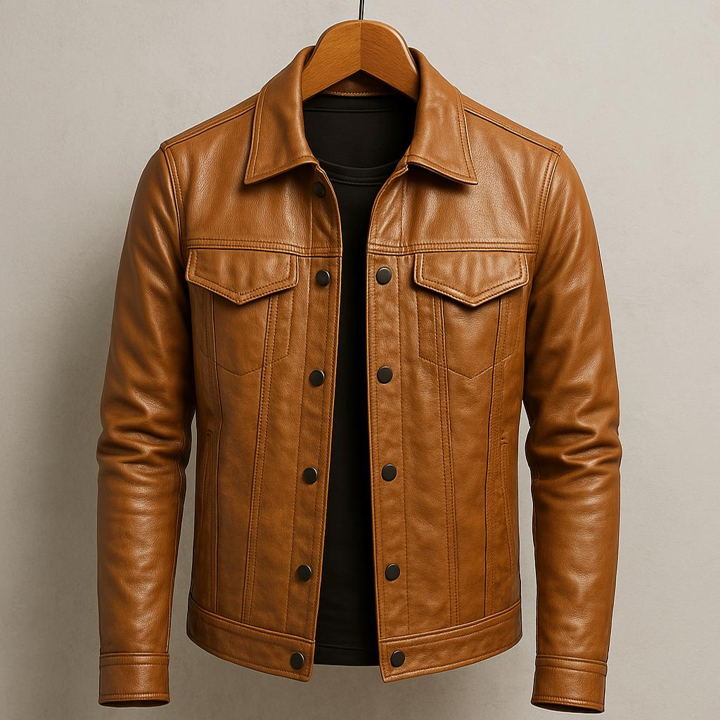 Michel™ | Blouson en cuir