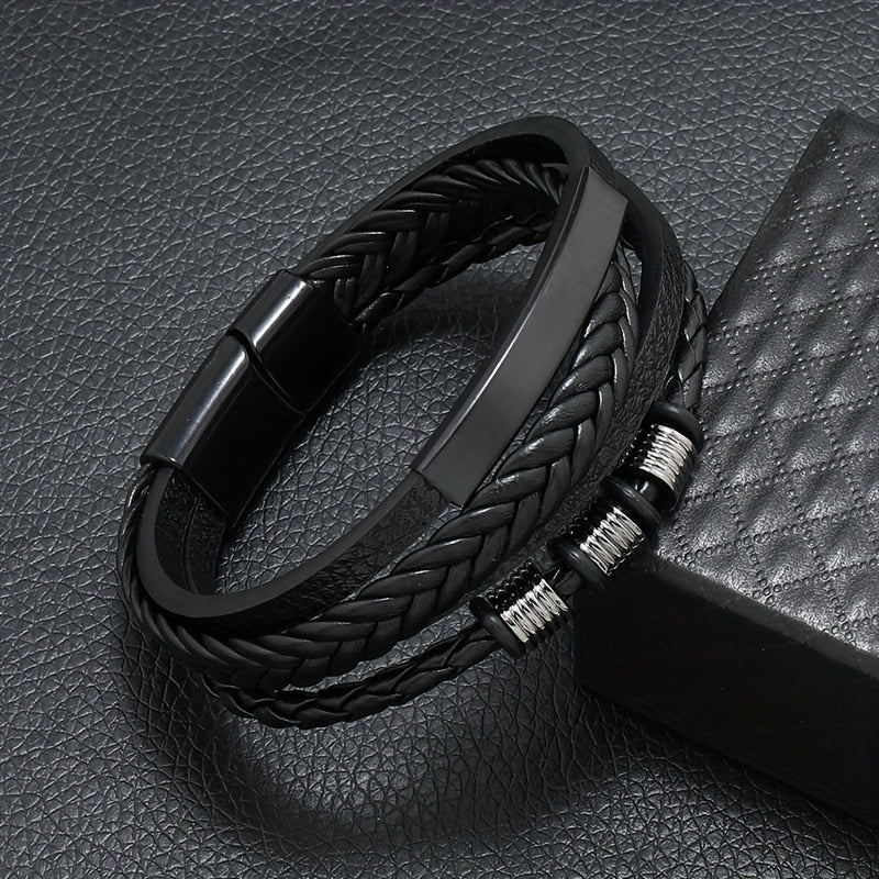 Chez Monsieur™ | Bracelet vintage en perles tissé à la main et à plusieurs couches