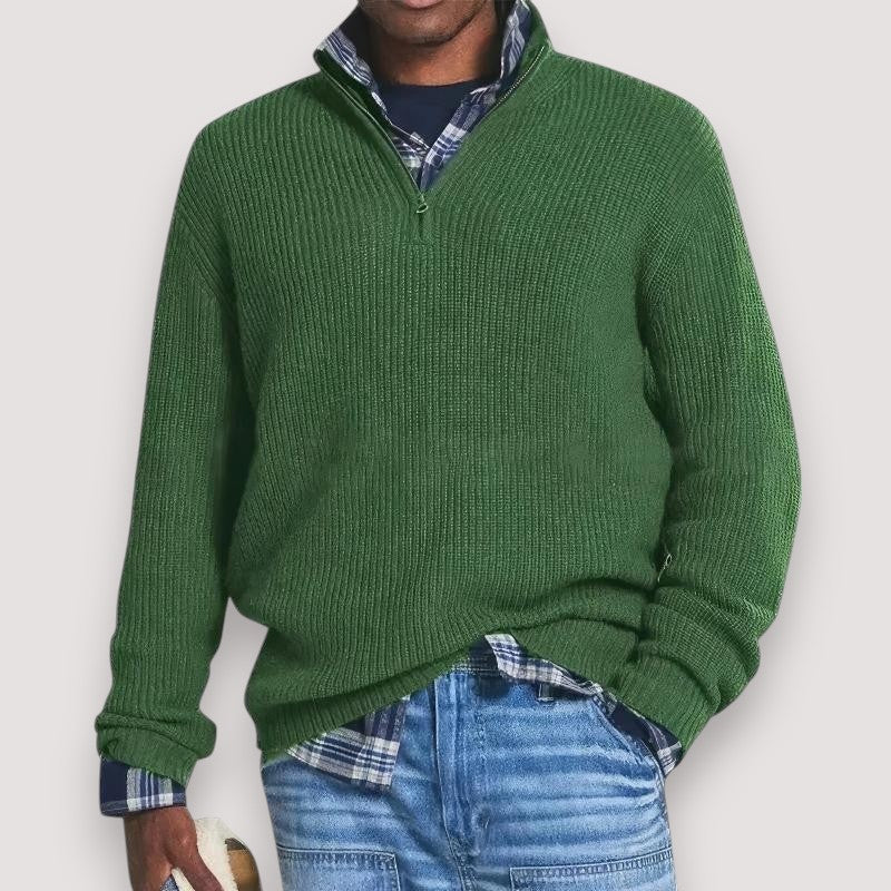 Étienne™ | Pull Homme Tricoté avec Zip