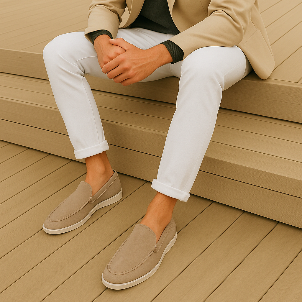 Laurent™ | Mocassins en daim élégants