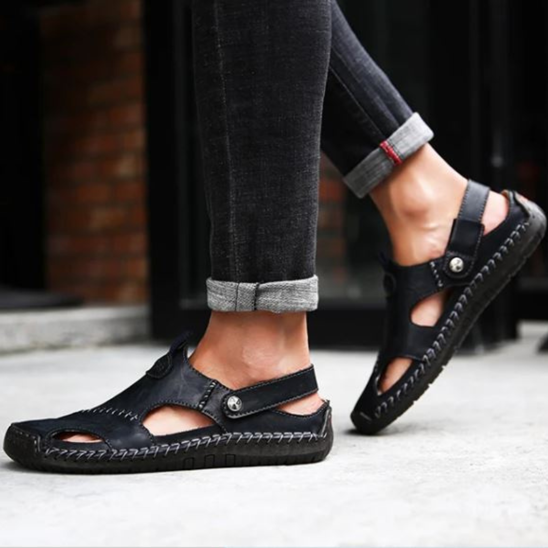 Emile™ | Sandales Orthopédiques en Cuir