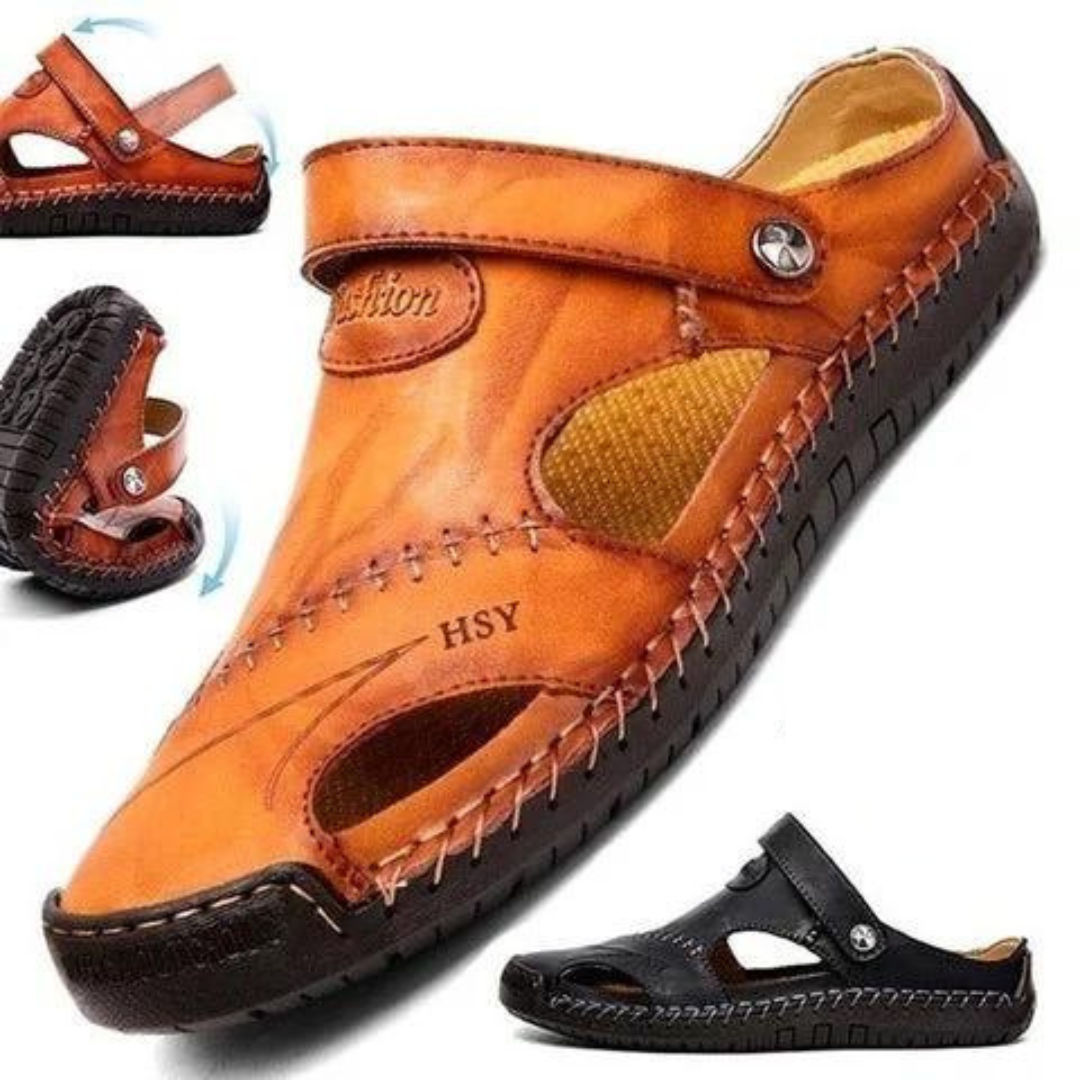 Emile™ | Sandales Orthopédiques en Cuir