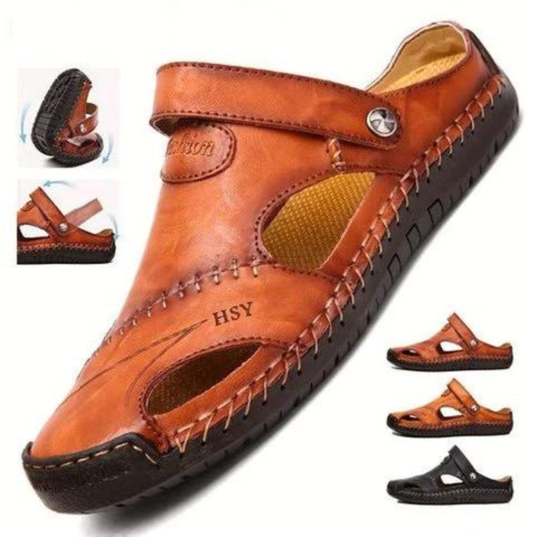 Emile™ | Sandales Orthopédiques en Cuir