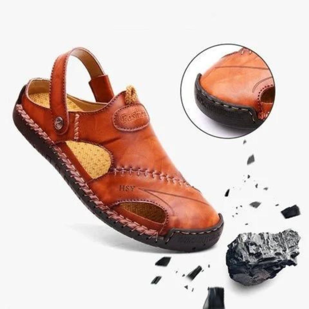 Emile™ | Sandales Orthopédiques en Cuir