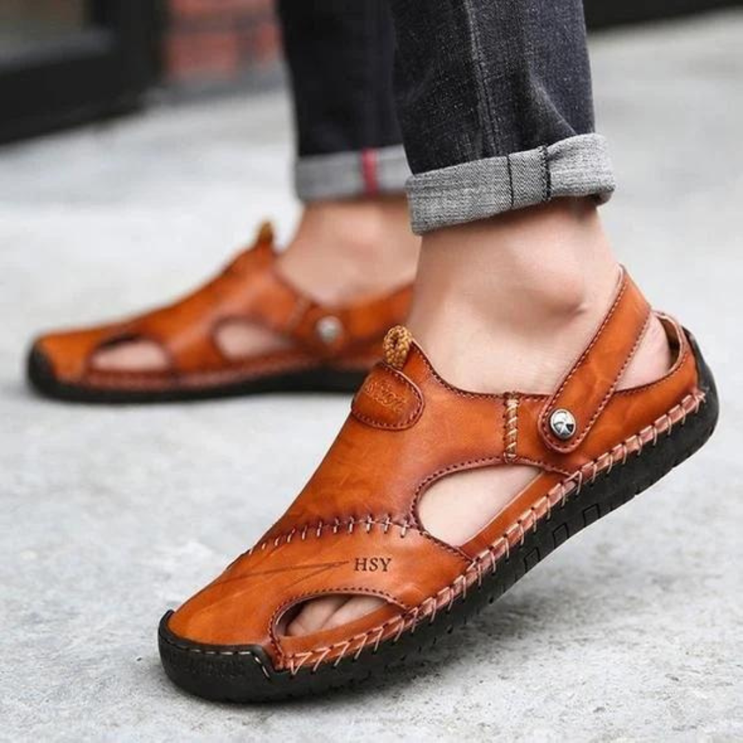 Emile™ | Sandales Orthopédiques en Cuir