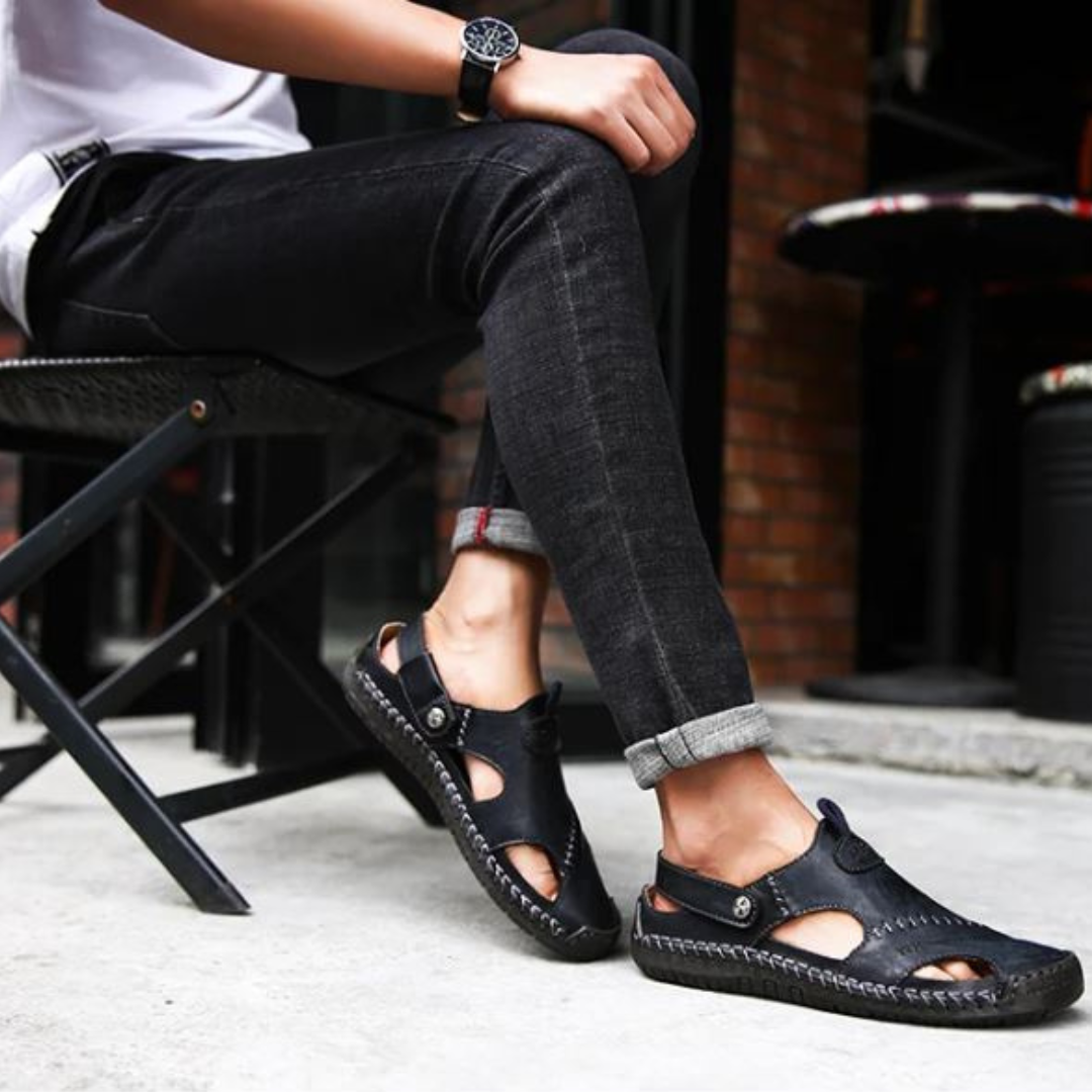 Emile™ | Sandales Orthopédiques en Cuir